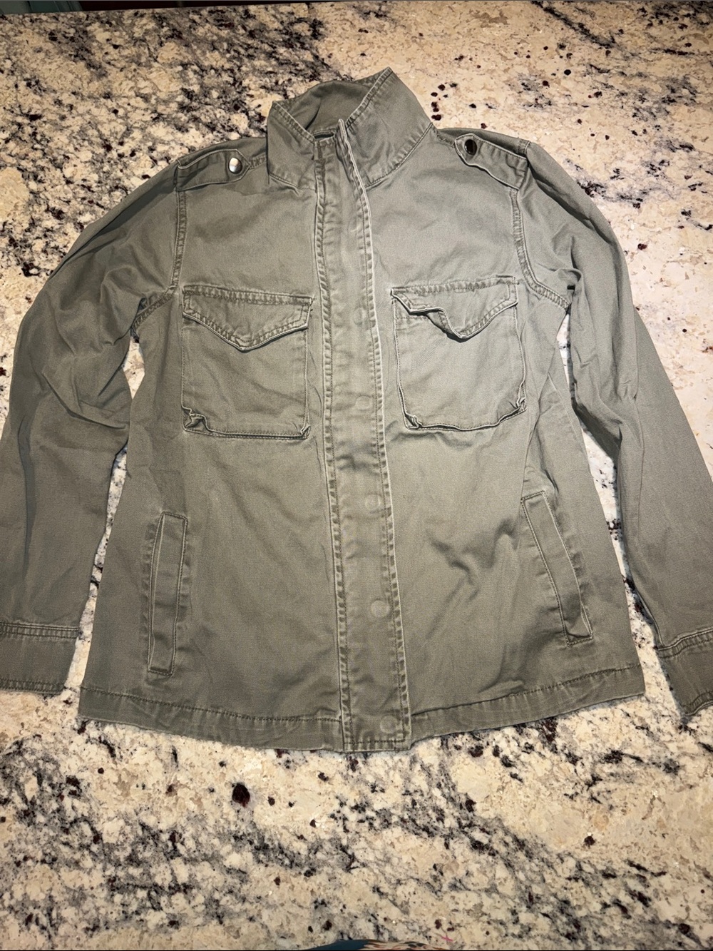 Sincerely Jules Olive Utility Field Jacket